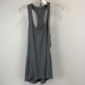 Athleta Gray Racerback Tank Dress Medium Style 964327